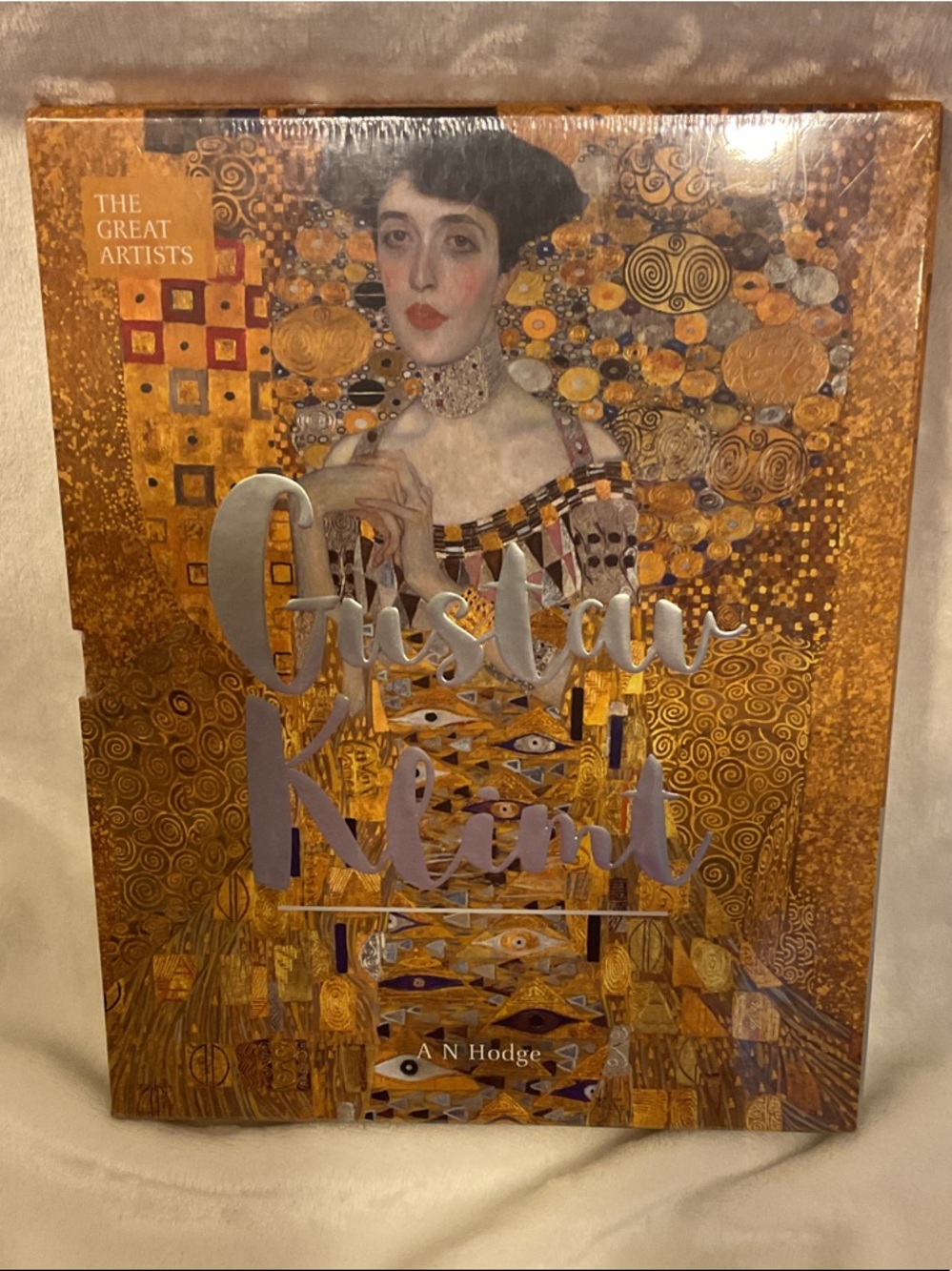 Gustav Klimt Gold Art Book - Decorative Home Accent by A N Hodge